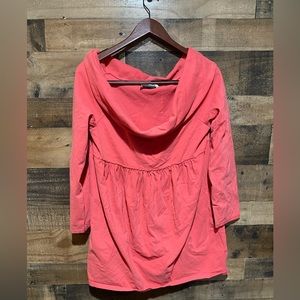 Anthro Saturday Sunday Weekend Cocoon Off Shoulder LS Top Medium